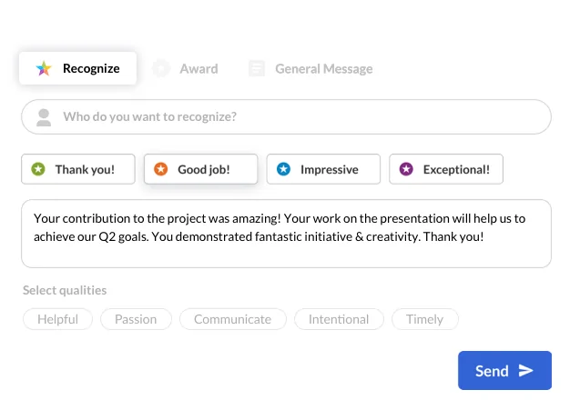engagement app - Kudos